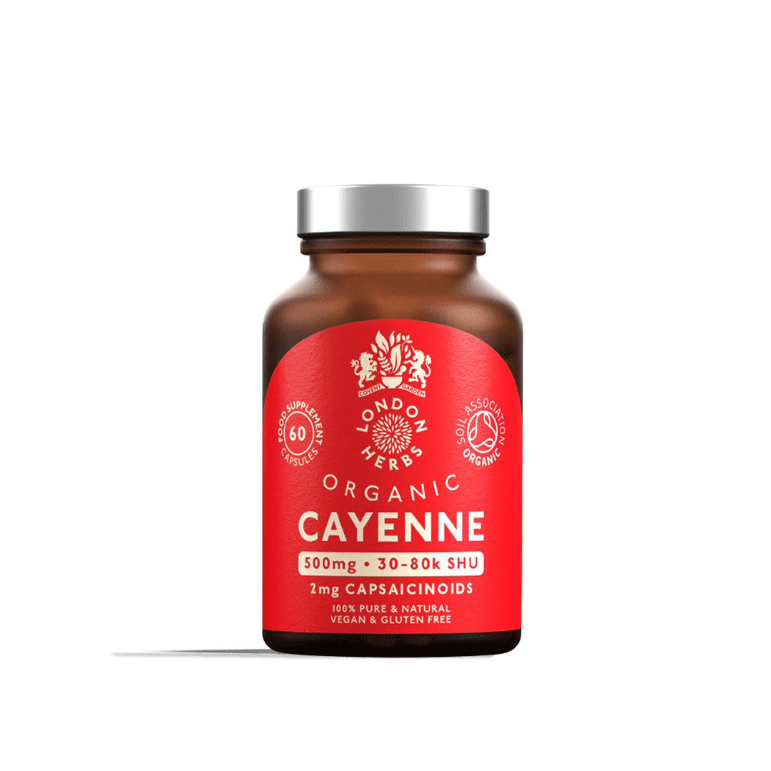 London Herbs Organic Cayenne Pepper capsules