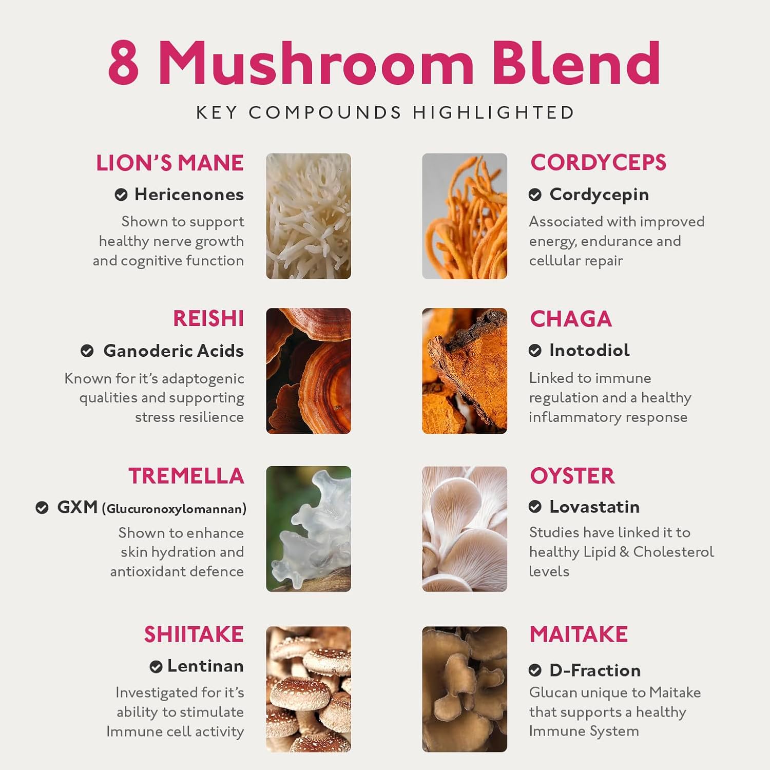 Organic 8 Mushroom Blend