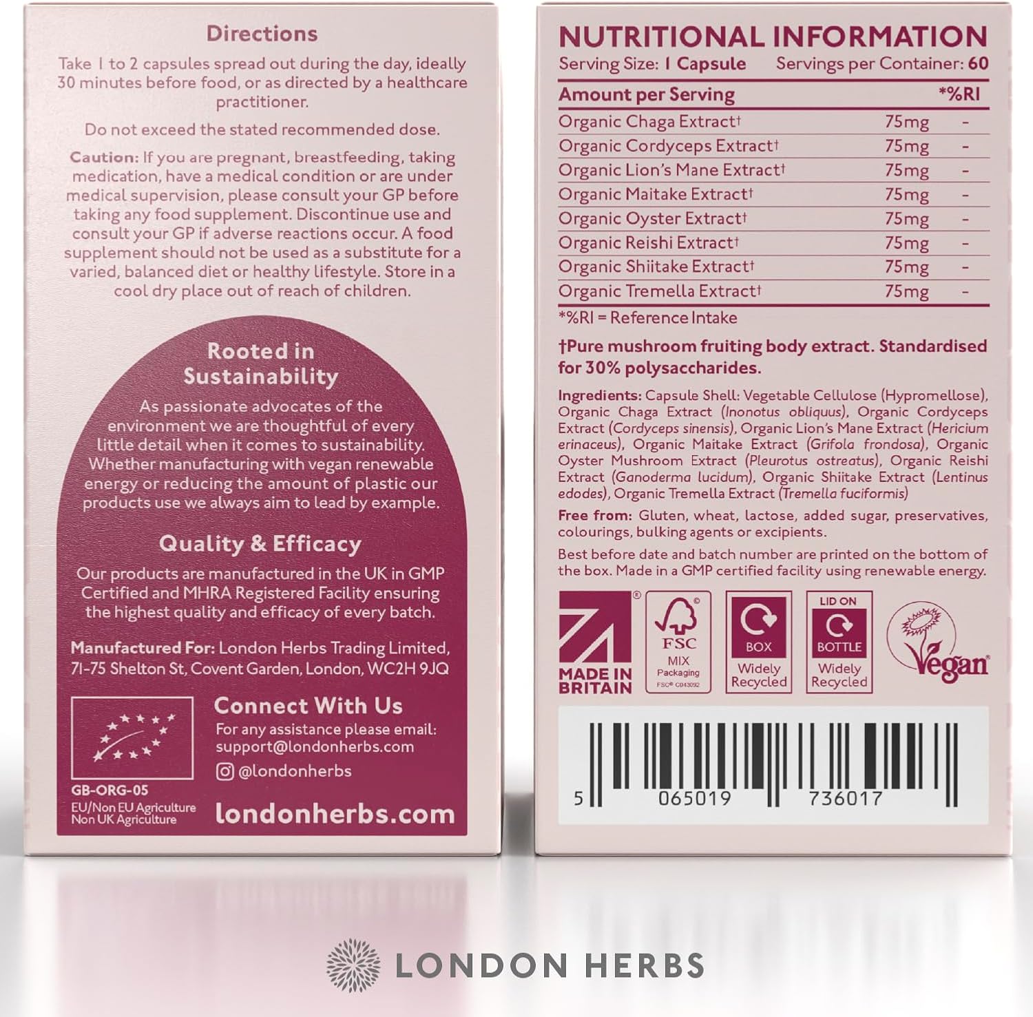 Organic 8 Mushroom Blend