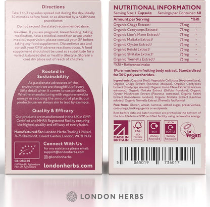 Organic 8 Mushroom Blend